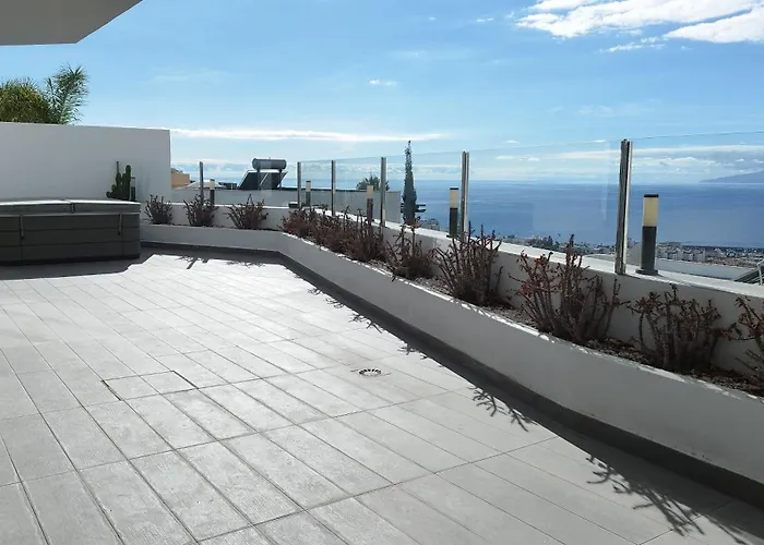 Sunset White - Ocean View, Jakuzzi, Heated Pool, Air-conditioning, Grill Villa Playa de las Americas (Tenerife)