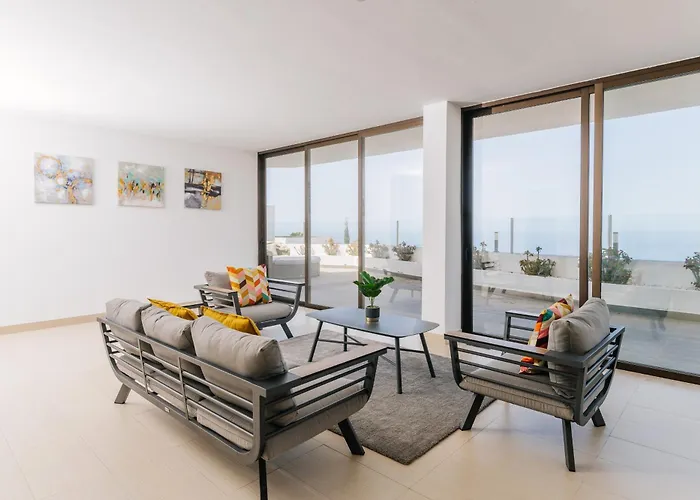 Sunset White - Ocean View, Jakuzzi, Heated Pool, Air-conditioning, Grill Vila Playa de las Americas (Tenerife)